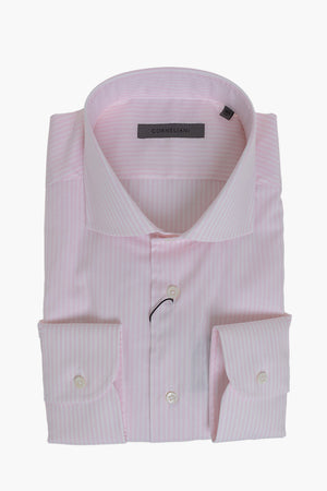 Striped Shirt with French Collar