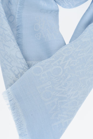 Jacquard Silk‑Blend Foulard