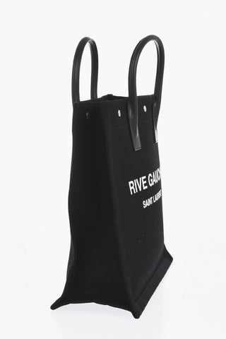 Borsa Tote in Canvas RIVE GAUCHE con Manici in Pelle