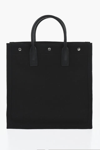 Borsa Tote in Canvas RIVE GAUCHE con Manici in Pelle