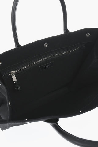 Borsa Tote in Canvas RIVE GAUCHE con Manici in Pelle