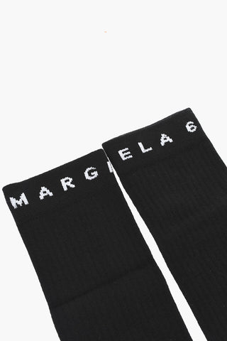 MM6 Jacquard Logo Socks