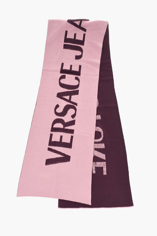 JEANS COUTURE Scarf TEDDY STRIPE with Jacquard Logo