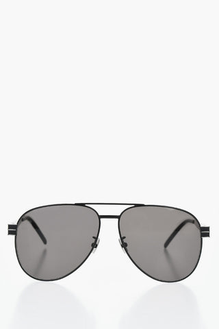 Aviator Sunglasses with Branded Temples