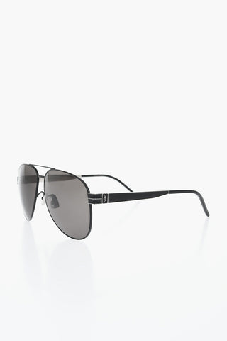 Aviator Sunglasses with Branded Temples