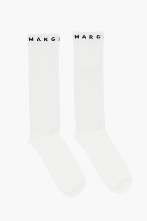 MM6 Jacquard Logo Socks