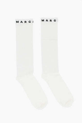MM6 Jacquard Logo Socks
