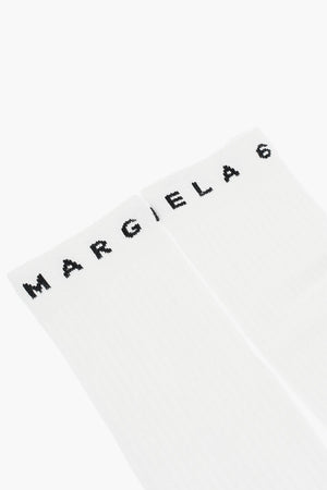 MM6 Jacquard Logo Socks