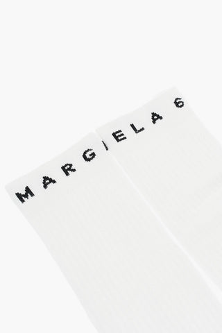 MM6 Jacquard Logo Socks