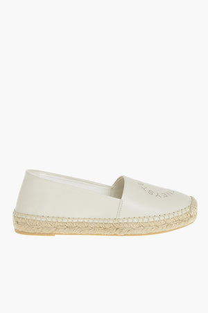Faux Leather Espadrilles PIERS With Raffia Sole