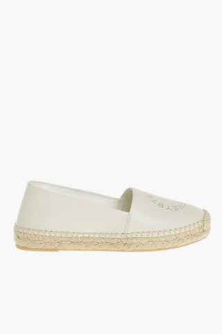 Faux Leather Espadrilles PIERS With Raffia Sole