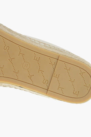 Espadrilles PIERS Aus Kunstleder Mit Raffia-Sohle