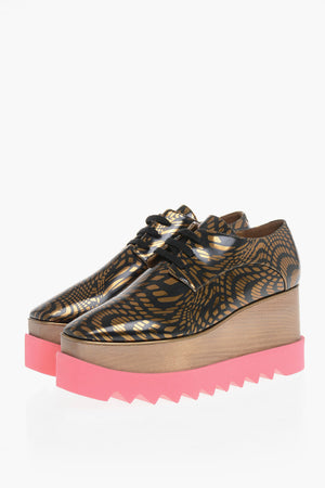 Scarpe Derby ELYSE Con Suola Platform A Contrasto