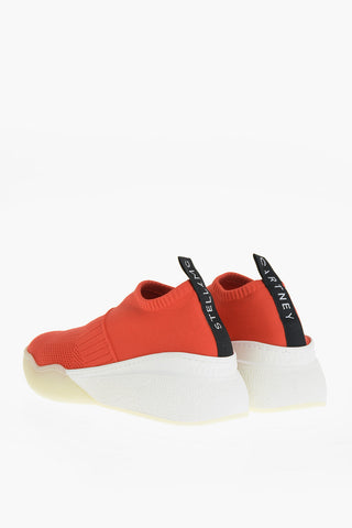 Perforated Fabric Slip-On Sock with Track Sole