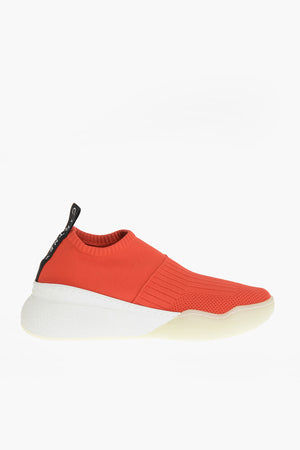 Slip On Sock in Tessuto Traforato con Suola Track