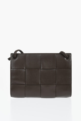 Woven Leather Crossbody Bag