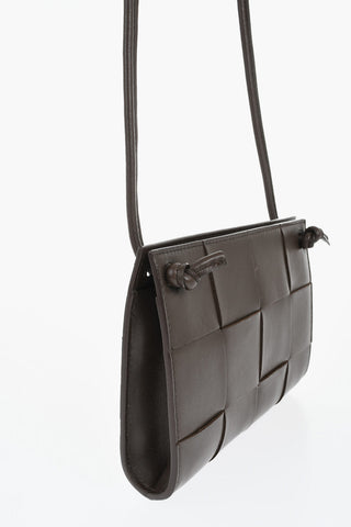 Woven Leather Crossbody Bag