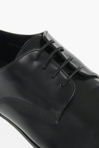 CC COLLECTION Brushed Leather Derby With Leather Sole