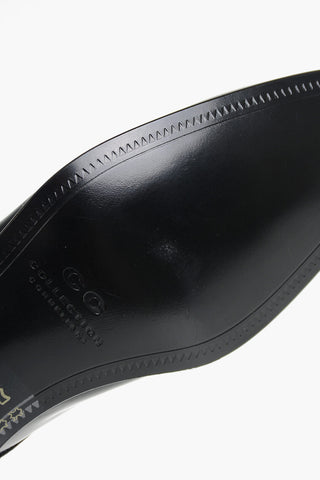 CC COLLECTION Brushed Leather Derby With Leather Sole