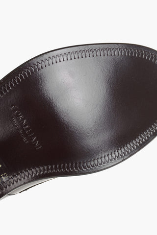 Solid-Color Leather Penny Loafers