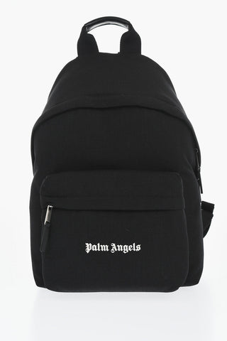 Zaino in Cordura a Tinta Unita con Ricamo Logo
