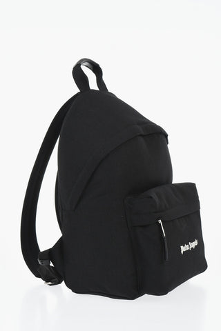 Zaino in Cordura a Tinta Unita con Ricamo Logo
