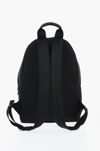 Zaino in Cordura a Tinta Unita con Ricamo Logo