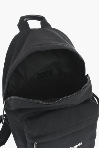 Zaino in Cordura a Tinta Unita con Ricamo Logo