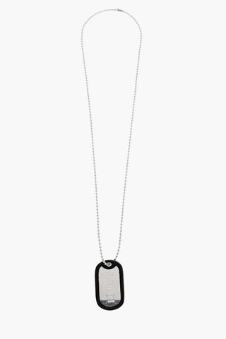 Chain Necklace with Tag Pendant