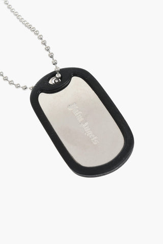 Chain Necklace with Tag Pendant
