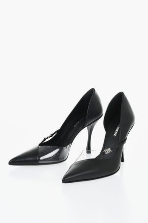 ICON Pumps aus Leder mit spitzer Kappe 10cm