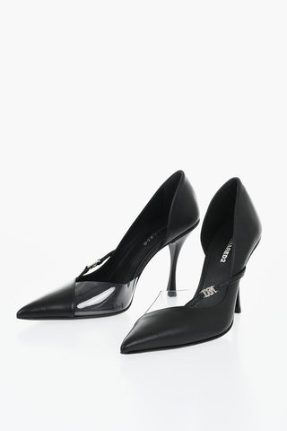 ICON Pumps aus Leder mit spitzer Kappe 10cm