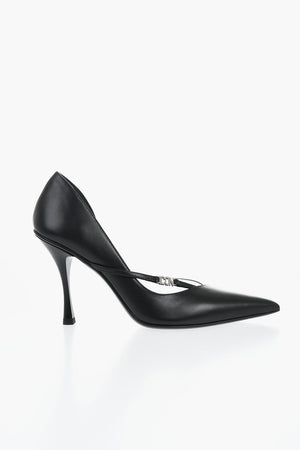 ICON Pumps aus Leder mit spitzer Kappe 10cm