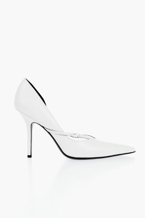 ICON Leather Pumps with Point Toe 10cm