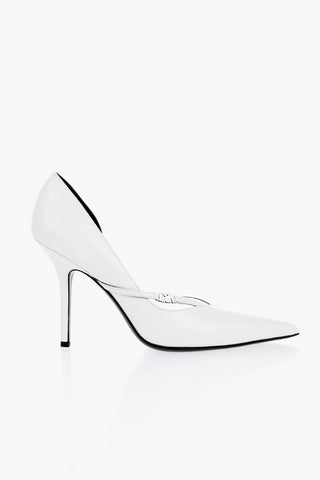 ICON Leather Pumps with Point Toe 10cm