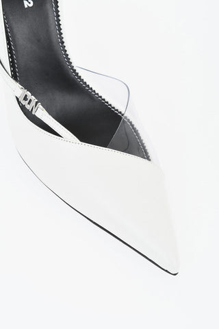 ICON Leather Pumps with Point Toe 10cm