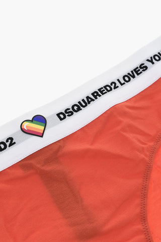 Cotton Panties With Branded Elastic Waistband