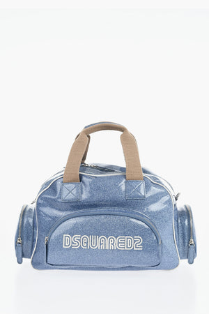Glittered Travel Bag with Embossed Front Logo