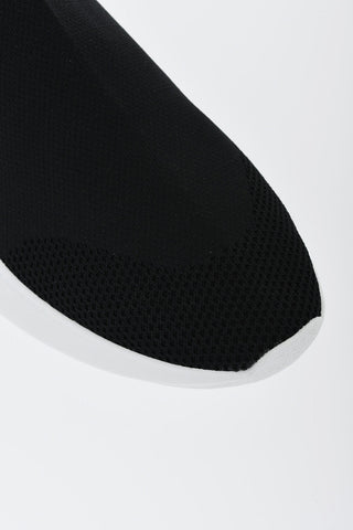 Sock Pull-On Sneakers with Embossed Logo