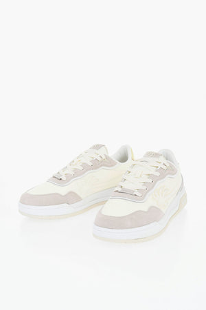 Low Two-Tone Suede Sneakers