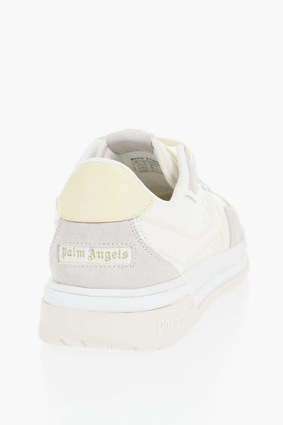 Low Two-Tone Suede Sneakers