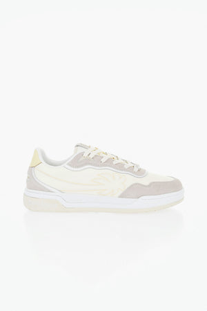 Low Two-Tone Suede Sneakers