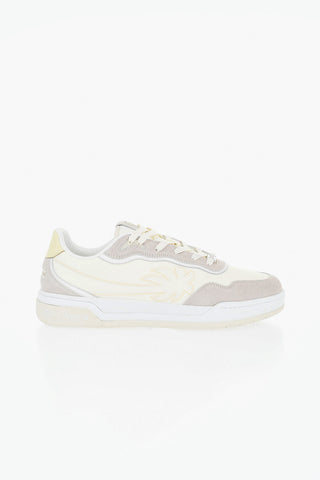 Low Two-Tone Suede Sneakers