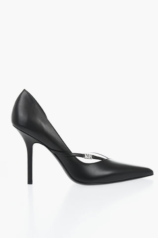 ICON Leather Pumps with Point Toe 10cm