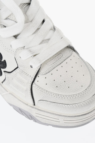 Pebbled Leather Low-Top Sneakers VENICE WORN OUT with Contrasting Maxi Monogram