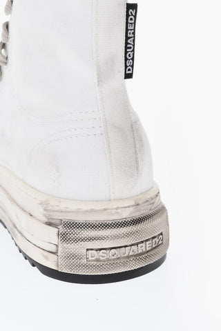High Sneakers BERLIN Canvas Vintage-Effect