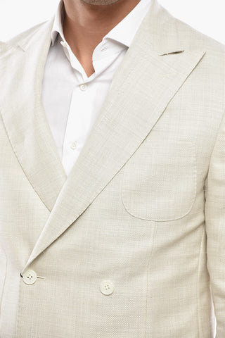 Double-Breasted Half-Lined Blazer GATE With Peak Lapel