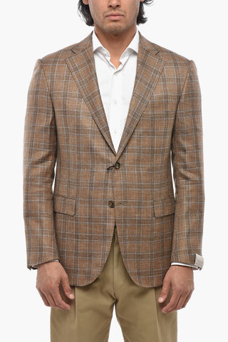 Semi-lined Blazer ACADEMY with Check Pattern