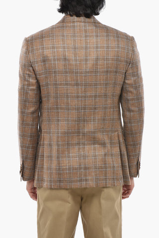 Semi-lined Blazer ACADEMY with Check Pattern