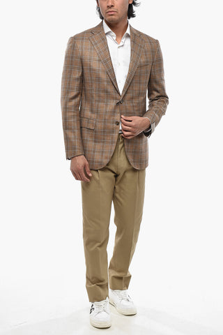 Semi-lined Blazer ACADEMY with Check Pattern